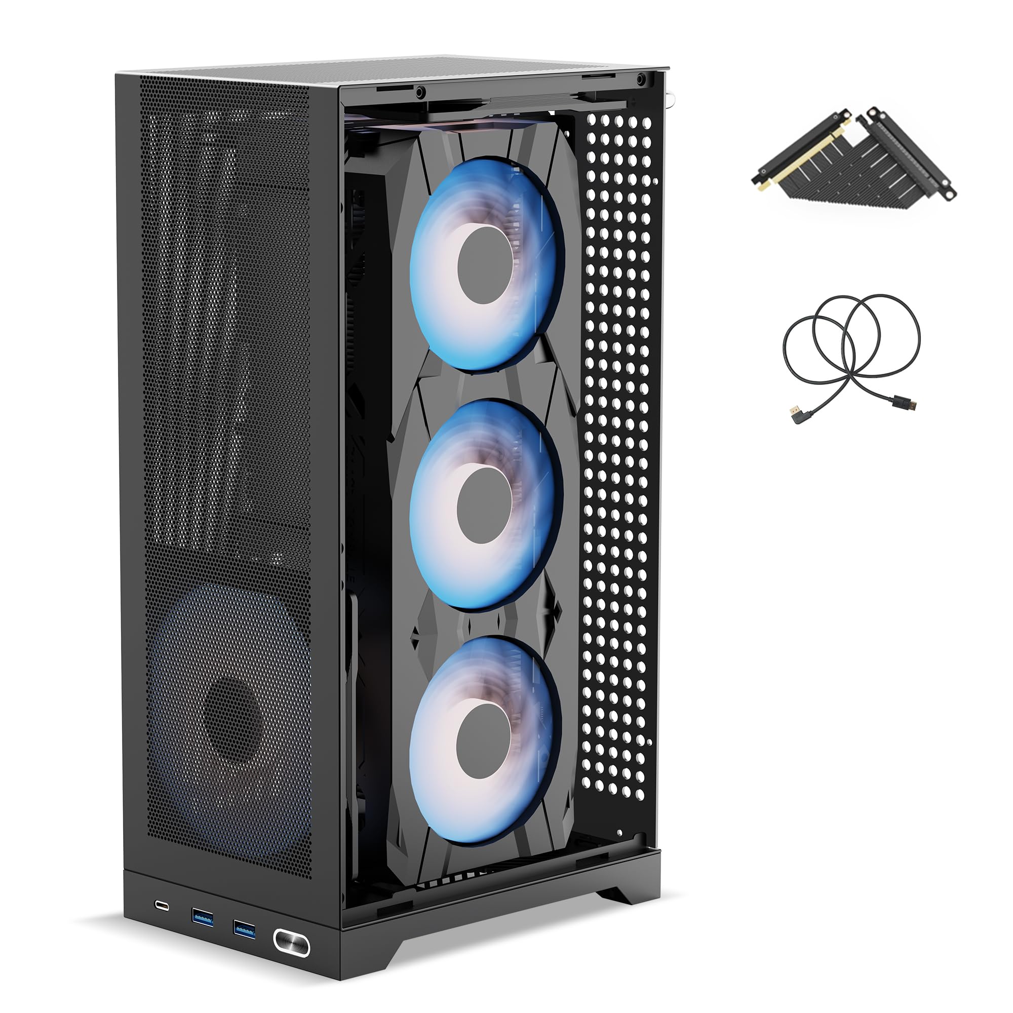 Amazon.com: ShinySnake L300 Mesh Mini-ITX Gaming PC Case - 8.5L